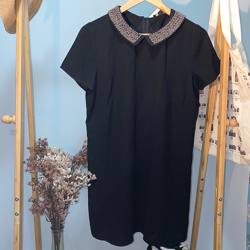 FOREVER 21 Women's Faux Pearl-collar Dress